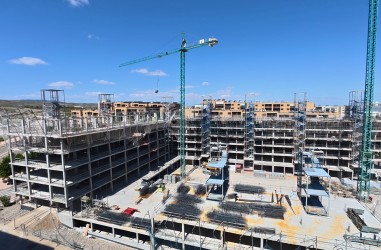 Avance de obras del Edificio Aqua Sur