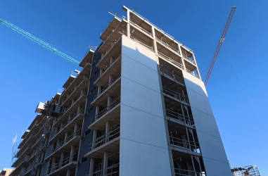 Avance de obras del Edificio Aqua Sur