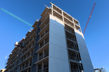 Avance de obras del Edificio Aqua Sur