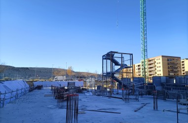 Avance de obras del Edificio Aqua Sur