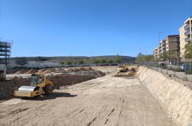 Trabajos previos en el Edificio Aqua Sur Homes en Arcosur