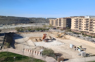 Trabajos previos en el Edificio Aqua Sur Homes en Arcosur