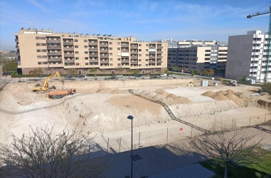 Trabajos previos en el Edificio Aqua Sur Homes en Arcosur